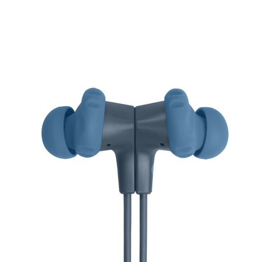 JBL Endurance Run 2 Wired - Blue - Waterproof Wired Sports In-Ear Headphones - Detailshot 1 image number null